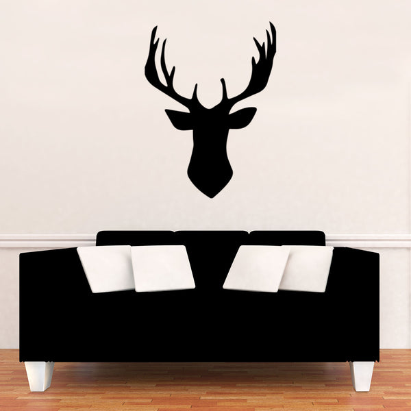 Chic Holiday Deer Outline Vinyl Wall Art Decal - Decoration Vinyl Sticker