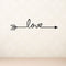 Large Motivational and Inspirational Art Decal/Love 5.5" x 22.8" Wall Decoration Vinyl Sticker-Black Black 5.5" x 22.8" 2