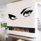 Sexy Eyes Girl Face Woman Face Sticker Fashion Stylish Living Room Bedroom Home Decor Wall Decal Art Vinyl Sticker tr988 Black 24" x 50" 4