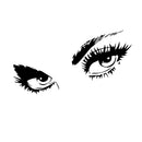 Audrey Hepburn Sexy Eyes/Attractive Eye Wall Decal Art Decor - Black Vinyl Sticker (   5