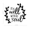 It Is Well With My Soul - Wall Art Decal - Decoration Vinyl Sticker - Motivational Quote Vinyl Decal - Life Quote Vinyl Decal - Cute Vinyl Decal - Bedroom Wall Art Sticker   2