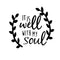 It Is Well With My Soul - Wall Art Decal - Decoration Vinyl Sticker - Motivational Quote Vinyl Decal - Life Quote Vinyl Decal - Cute Vinyl Decal - Bedroom Wall Art Sticker   3