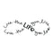 Imprinted Designs Live the Life You Love. Bob Marley Infinity Quote Vinyl Wall Decal Sticker Art (Black; 15" X 42") Black 15" x 42"