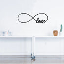 Love Infinity Symbol Inspirational Quote Vinyl - Wall Art Decal - Decoration Vinyl Sticker - Removable Vinyl Decal - Love Quote Vinyl Decal   2