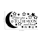 I Love You To the Moon and Back with Stars - Vinyl Wall Art Decal - Bedroom Decoration Vinyl Sticker - Nursery Vinyl Sticker - Removable Vinyl Decal - Love Quote Vinyl Decal   3