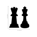 King and Queen Chess Set Wall Decal Sticker Art - Vinyl Decal Living Room Decoration