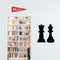 King and Queen Chess Set Wall Decal Sticker Art - Vinyl Decal Living Room Decoration   4