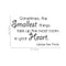 Sometimes the Smallest Things Take up the Most Room in Our Heart ... Winnie The Pooh Quote Vinyl Wall Decal - Motivational Quote Vinyl Decal Sticker