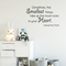 Imprinted Designs Sometimes The Smallest Things Take up The Most Room in Our Heart Vinyl Wall Decal Black 18" x 30" 2