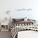 Goodnight Wish Quote Decor - Wall Art Decal - edroom Wall Vinyl Sticker - Vinyl Lettering Wall Art   2