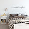 Goodnight Wish Quote Decor - Wall Art Decal - 8" x 45" Bedroom Wall Vinyl Sticker - Vinyl Lettering Wall Art Black 8" x 45" 2