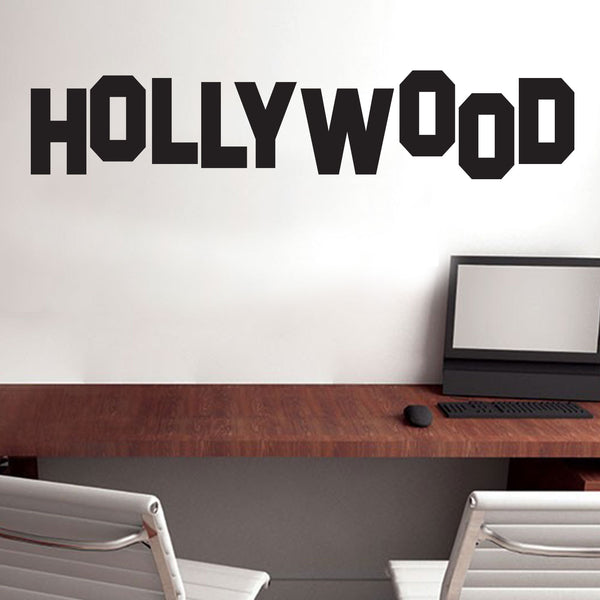 Hollywood Sign- Wall Art Decal Home Decoration Wall Art - Bedroom Living Room Wall Decor - Trendy Wall Art