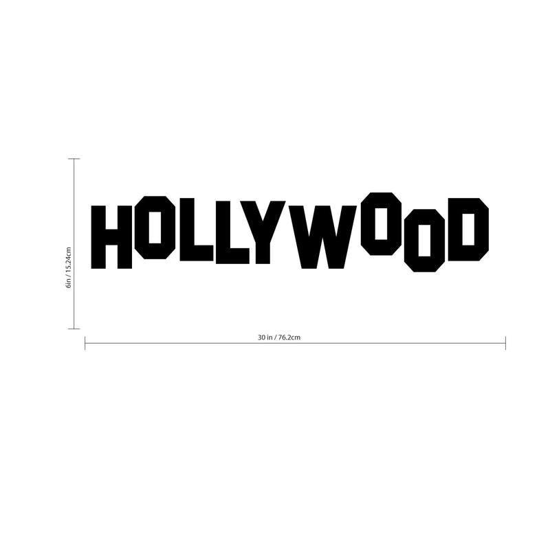 Hollywood Sign- Wall Art Decal Home Decoration Wall Art - Bedroom Living Room Wall Decor - Trendy Wall Art   2