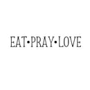 EAT; PRAY; LOVE - Wall Art Vinyl Decal - Decoration Vinyl Sticker - Inspirational Kitchen Dining Room Wall Decor - Trendy Wall Art - Motivational Kitchen Wall Art Decal   3