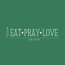 EAT; PRAY; LOVE - Wall Art Vinyl Decal - 3" X 23"  Decoration Vinyl Sticker - Inspirational Kitchen Dining Room Wall Decor - Trendy Wall Art - Motivational Kitchen Wall Art Decal White 3" X 23"