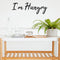 Wall Art Vinyl Decal - I’m Hungry Kitchen Quote Signs - 13" X 40" Decoration Vinyl Sticker - Kitchen Restaurant Deli Wall Decor Sayings - Trendy Wall Art Black 13" X 40"