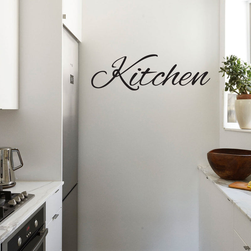 Kitchen Sign - Quotes Wall Art Vinyl Decal - Decoration Vinyl Sticker - Cute Kitchen Wall Decor - Trendy Wall Art