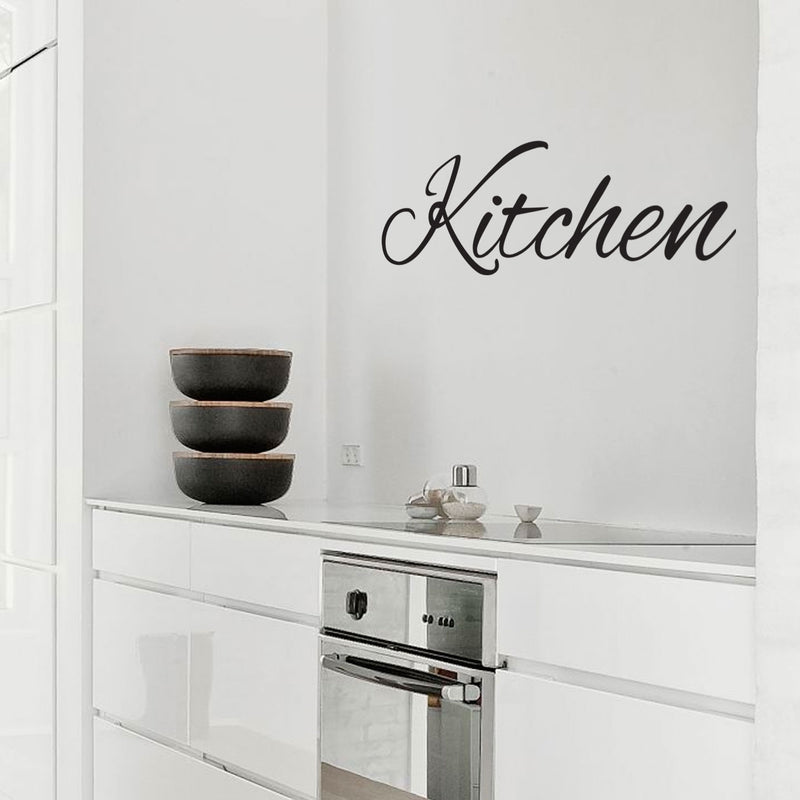 Kitchen Sign - Quotes Wall Art Vinyl Decal - Decoration Vinyl Sticker - Cute Kitchen Wall Decor - Trendy Wall Art   2