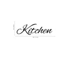 Kitchen Sign - Quotes Wall Art Vinyl Decal - Decoration Vinyl Sticker - Cute Kitchen Wall Decor - Trendy Wall Art   3