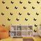 Set of 30 Butterflies Vinyl Wall Art Decals - 5" x 5" - Bedroom Vinyl Wall Decor Stickers - Apartment Vinyl Decal Decor - Kids Room Butterfly Pattern Vinyl Wall Art (5" x 5"; Black) Black 5" x 5" 2