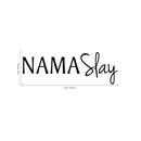 Vinyl Wall Art Decals - Namaslay - 10" x 30" - Yoga Meditation Zen Quote Wall Decal - Motivational Home Gym Wall Decor - Yoga Studio Sticker Adhesive - Positive Mind Spiritual Quotes Black 10" X 30" 3