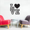 Love - Wall Art Decal Decoration Vinyl Sticker - Love Quote Vinyl Decal - Cute Vinyl Decal - Girl's Room Vinyl Sticker - Bedroom Wall Vinyl Decal - Removable Vinyl Decal