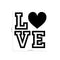 Love Quote - Heart Wall Decals - Vinyl Wall Art Decal - 25" x 23" Bedroom Decor Vinyl Decal - Love Quote Wall Decals - Inspirational Vinyl Wall Decal - Couples Wall Decal Black 25" x 23" 4