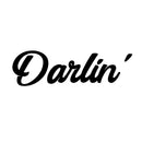 Darlin’ - Women’s Inspirational Quotes Wall Art Vinyl Decal - ecoration Vinyl Sticker - Motivational Wall Art Decal - Bedroom Wall Art Decals - Trendy Vinyl Wall Art (Gold)