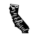 California Born & Raised Inspirational Quotes and Sayings - Wall Art Decal - 15" x 22" Decoration Vinyl Sticker - Motivational Quotes Vinyl Wall Decor - Bedroom Wall Decals Black 18" x 22" 4