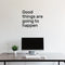 Vinyl Wall Art Decal - Good Things are Going Happen Motivational Quote - 17" x 20" - Home Decor Work Office Gym Living Room Sayings - Removable Sticker Decals Black 17" x 20" 2