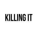 Killing IT - Inspirational Quote - Vinyl Wall Art Decal - 5" x 19" - Life Quotes Wall Art Sticker - Motivational Vinyl Decal - Modern Urban Slang Wall Decals Phrases (Black) Black 5" x 19" 4