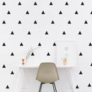 Set of 30 Triangles Wall Decals - 1. each - Bedroom Wall Art Vinyl Stickers - Apartment Vinyl Decal - Kids Room Vinyl Wall Stickers - Arrows Wall Pattern Decals - Living Room Decor