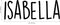 Vinyl Wall Art Decal Girls Custom Name - ’Isabella’ Custom Text Name - 12" x 34" - Girls Bedroom Vinyl Wall Decals - Cute Wall Art Decals for Baby Girl Nursery Room Decor (12" x 34"; Black Text) Black 12" x 34" 3