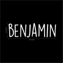 Vinyl Wall Art Decal Boys Custom Name - ’Benjamin’ Custom Text Name- 10" x 34" - Little Boys Bedroom Vinyl Wall Decals - Cute Wall Art for Baby Boy Nursery Room Decor (10" x 34"; White Text) White 10" x 34" 3