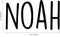 Vinyl Wall Art Decal Boys Custom Name - 'NOAH' Custom Text Name - Little Boys Bedroom Vinyl Wall Decals - Cute Wall Art Decals for Baby Boy Nursery Room Decor   3