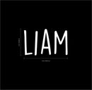 Vinyl Wall Art Decal Boys Custom Name - ’Liam’ Custom Text Name- 12" x 23" - Little Boys Bedroom Vinyl Wall Decals - Cute Wall Art Decals for Baby Boy Nursery Room Decor (12" x 23"; White Text) White 12" x 23" 3