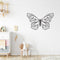 Vinyl Wall Art Decal - Geometric Butterfly Outline - Home Decor Sticker Decals - Living Room Bedroom Nursery Playroom (23" x 36"; Blue)   2