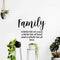 Vinyl Wall Art Decal - Family A Little Bit Of Crazy A Little Bit Of Loud And A Whole Lot Of Love - Household Decoration Living Room Indoor Outdoor Sticker Wall Decals for Home Decor   2