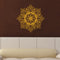 Vinyl Wall Art Decal - Flower Mandala - 23" x 23" - Adhesive Vinyl Sticker Decals - Home Apartment Workplace Decor - Yoga Studio Namaste Meditation Mandala Bohemian Flower (23" x 23"; Yellow) Yellow 23" x 23"