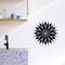 Vinyl Wall Art Decal - Circle Mandala - 23" x 23" - Adhesive Vinyl Sticker Decals - Home Apartment Workplace Decor - Yoga Studio Namaste Meditation Mandala Bohemian Flower (23" x 23"; Black) Black 23" x 23" 2