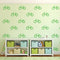 Set of 20 Vinyl Wall Art Decal - Bicycle Patterns - 3" x 5" Each - Stencil Adhesive Vinyl for Home Apartment Workplace Use - Cool Simple Shapes for Living Room Bedroom Decor (3" x 5" Each; Green) Green 3" x 5" each