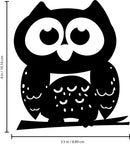 Vinyl Wall Art Decal - Little Owl - - Cute Animal Decor For Light Switch Window Mirror Luggage Car Bumper Laptop Computer Peel And Stick Skin Sticker Designs   3