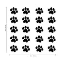 Set of 20 Vinyl Wall Art Decal - Little Paws Pattern - 4.Each - Cute Vinyl Sticker Adhesives For Home Apartment Bedroom Playroom Nursery - Decals For Unisex Toddlers Teens   4