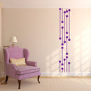 Vinyl Wall Art Decal - Geometric Digital Circuit - 60" x 16" - Trendy Modern Decor For Home Living Room Bedroom Office Workplace Peel Off Vinyl Sticker Decals (60" x 16"; Purple) Purple 60" To 16"