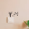 Vinyl Wall Art Decal - Tree and Birds - 2.5" x 5" - Cute Animal Decor for Light Switch Window Mirror Luggage Car Bumper Laptop Computer Peel and Stick Skin Sticker Designs Black 2.5" x 5" 2