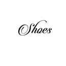 Vinyl Wall Art Decal - Shoes Cursive Lettering Sign - Women's Girl's Bedroom Closet Door Shoe Bin Organization Sticker Label - Home Decor - Trendy Modern Wall Decals   4