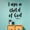 Vinyl Wall Art Decal - I Am A Child of God 1 John 3:1-30" x 23" - Religious Spiritual Faith Home Decor Wall Decals - Christianity Inspirational Words Bible Decorative Removable Stickers Black 30" x 23" 4