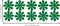 Set of 10 Vinyl Wall Art Decal - Flowers - 5" x 5" Each - Bedroom Living Room Office Dorm Room Girly Wall Decoration - Cute Trendy Floral Apartment Stencil Adhesives Wall Decor (5" x 5" Each; Green) Green 5" x 5" each 2