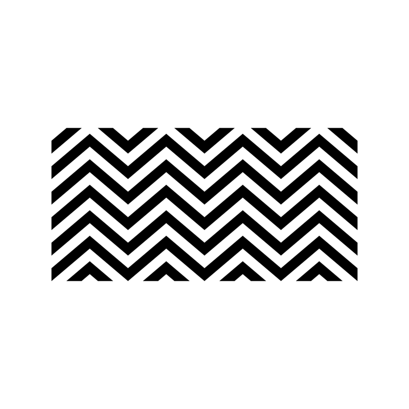 Vinyl Wall Art Decals - Chevron Stripes - 22.Cool Adhesive Sticker Pattern for Home Office Bedroom Nursery Living Room Apartment - Lifestyle Minimalist Chic Decor   4