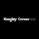 Wall Art Vinyl Decal - Naughty Corner with Arrow - 4" x 30" - Unisex Little Girl Boy Kids Bedroom Decoration Sticker - Children’s Play Room Closet Door Classroom Daycare Sign (4" x 30"; White) White 4" x 30" 4